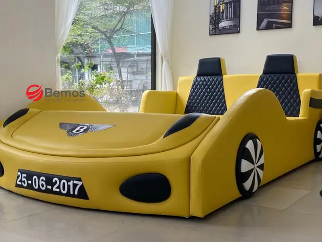 Giường Ô Tô Cho Hai Bé Nằm
