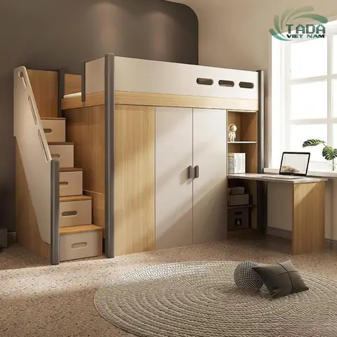 Giường Tầng Kéo Tiết Kiệm Không Gian