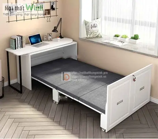 Giường Thông Minh Kết Hợp Bàn Ăn