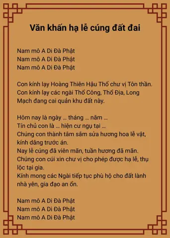 Hạ Lễ Trên Bàn Thờ