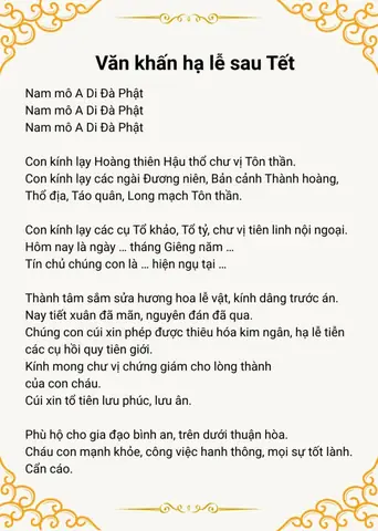 Hạ Lễ Trên Bàn Thờ