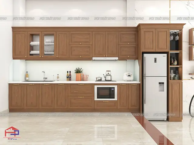 Kệ Bếp Bằng Gỗ Đẹp