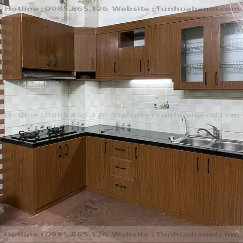 Kệ Bếp Gỗ Cao Cấp