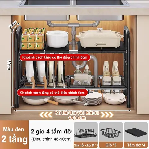 Kệ Để Gầm Bếp Inox