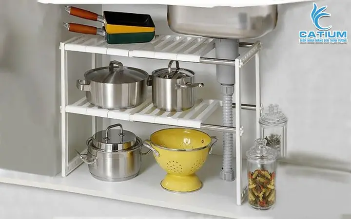 Kệ Để Gầm Bếp Inox