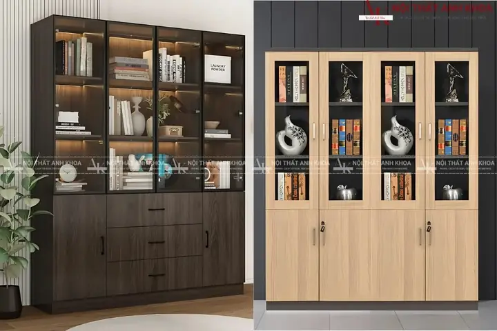 Kệ Gỗ Đựng Hồ Sơ Văn Phòng