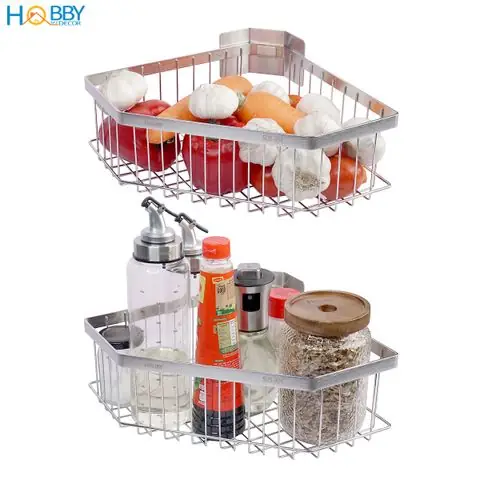 Kệ Góc Đựng Gia Vị