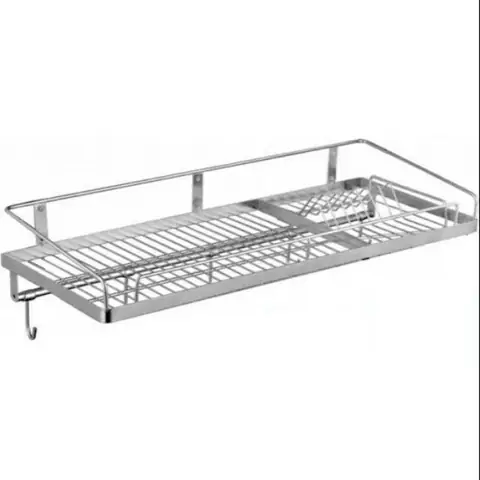 Kệ Inox 1 Tầng Treo Tường