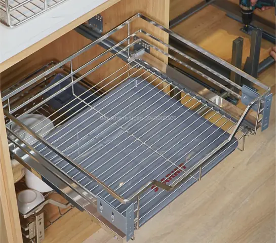 Kệ Inox Tủ Bếp Dưới