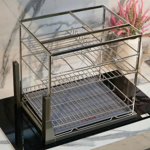 Kệ Inox Tủ Bếp Dưới