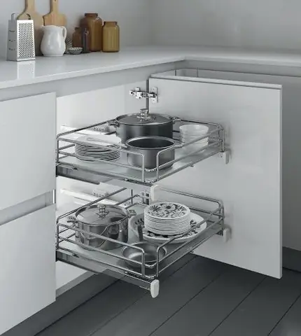 Kệ Inox Tủ Bếp Dưới