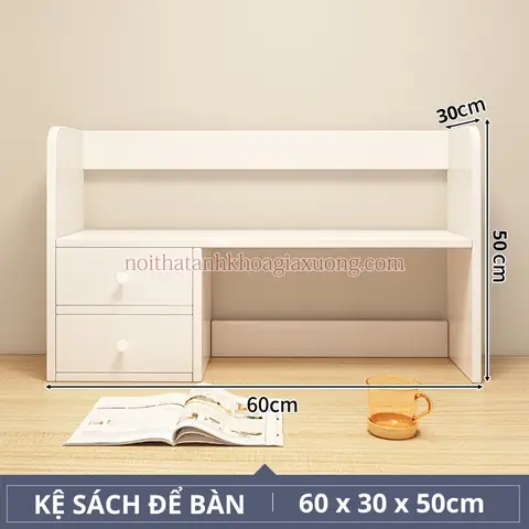 Kệ Sách Để Bàn Bằng Gỗ