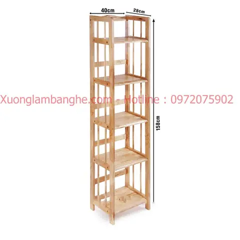 Kệ Sách Gỗ Lắp Ráp