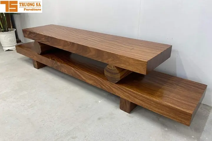 Kệ Tivi Bằng Gỗ Nguyên Khối