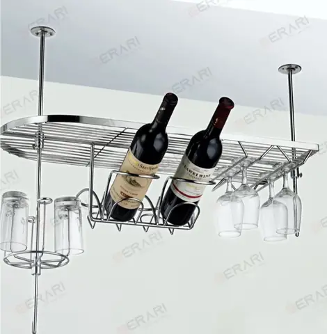 Kệ Treo Inox Quầy Bar