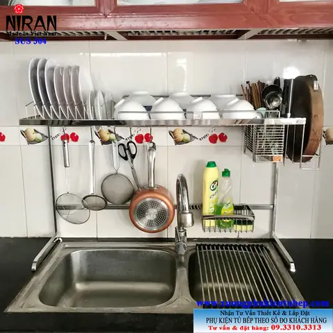 Kệ Úp Chén 1 Tầng