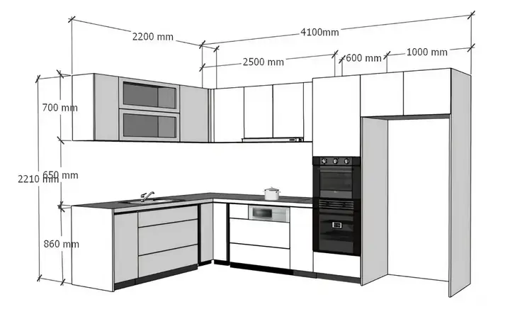 Kích Thước Kệ Bếp Chuẩn