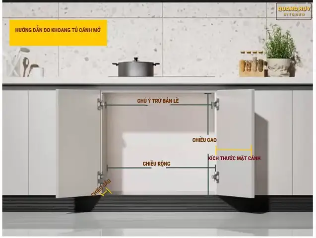 Kích Thước Kệ Bếp Chuẩn