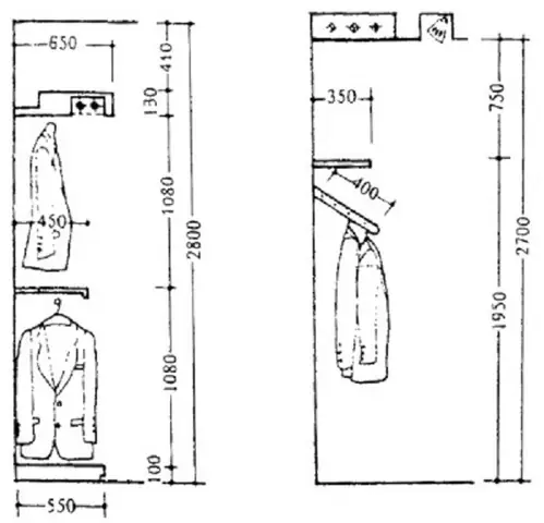 Kích Thước Kệ Treo Quần Áo