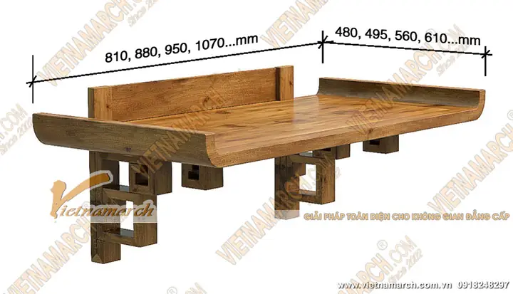 Kích Thước Lỗ Ban Treo Bàn Thờ