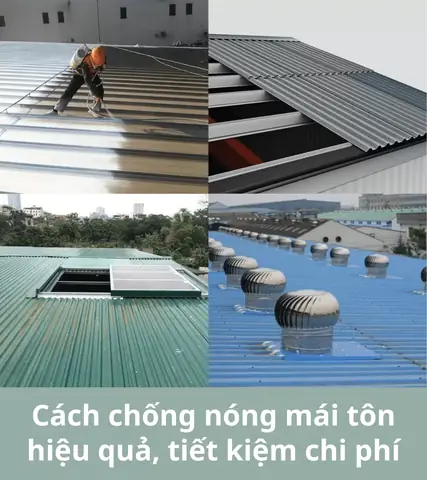Làm Giàn Trên Mái Tôn