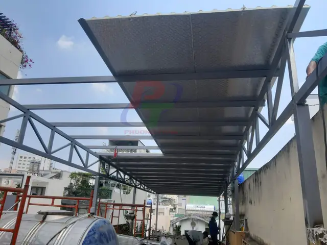 Làm Mái Tôn Chống Nóng