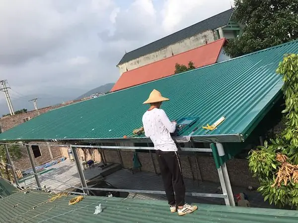 Làm Mái Tôn Chống Nóng
