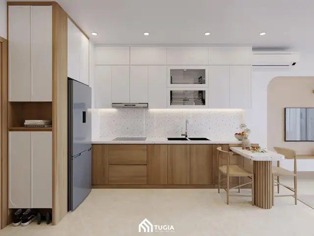 Làm Tủ Bếp Chung Cư