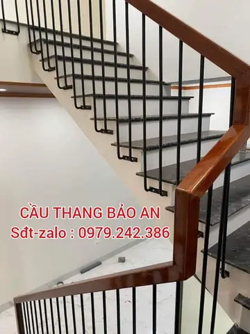Lan Can Gỗ Cầu Thang Đẹp