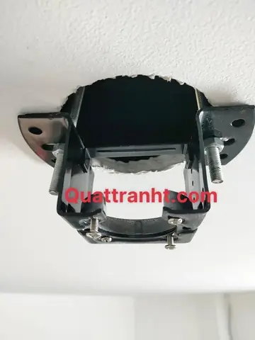 Lắp Quạt Trần Trên Trần Thạch Cao