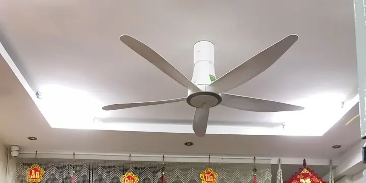 Lắp Quạt Trần Trên Trần Thạch Cao