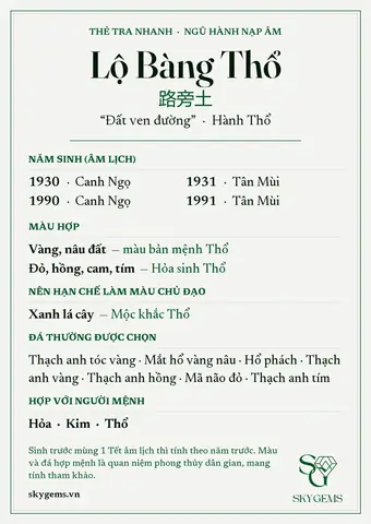Lộ Bàng Thổ Tân Mùi