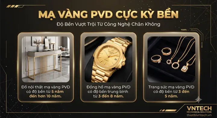 Mạ Vàng Pvd Có Bền Không