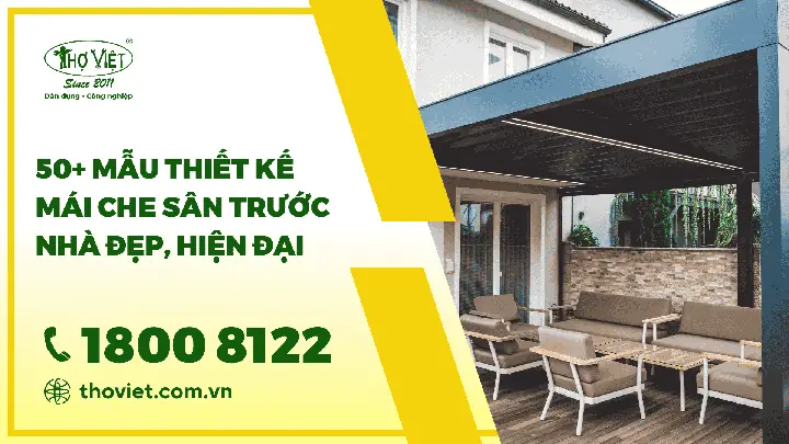 Mái Che Trước Nhà Đẹp