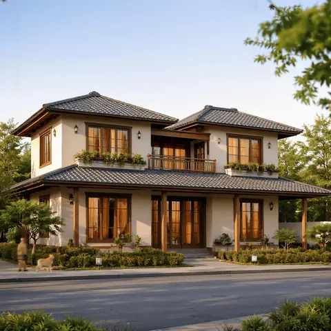 Mái Nhà Biệt Thự Đẹp