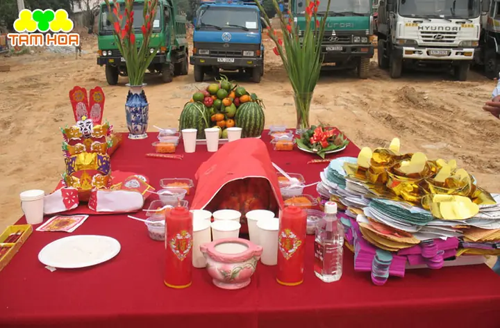 Mâm Cúng Phá Dỡ Nhà