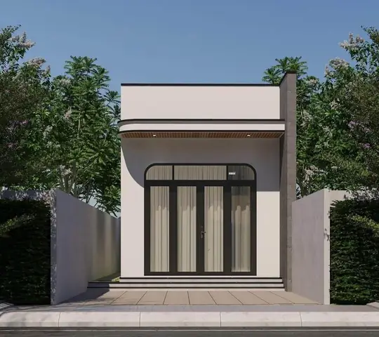 Mặt Đứng Nhà Cấp 4