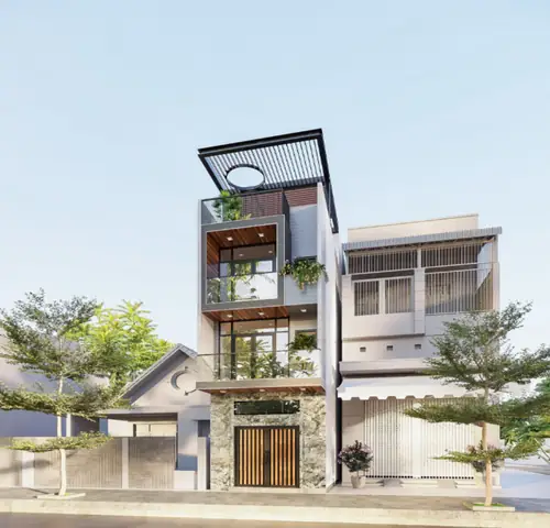 Mặt Tiền Nhà Phố 4m 1 Tầng