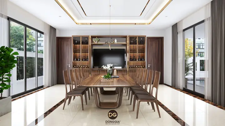 Mẫu Bàn Ăn Gỗ Hiện Đại