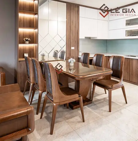 Mẫu Bàn Ăn Gỗ Hiện Đại