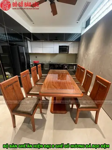 Mẫu Bàn Ghế Ăn Gỗ Hương