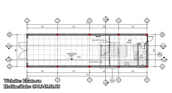 Mẫu Bản Vẽ Nhà Ống Đẹp