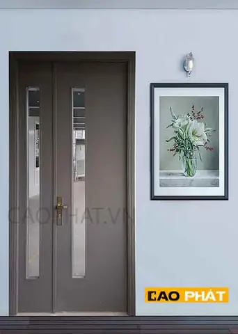 Mẫu Cửa Gỗ Công Nghiệp 2 Cánh
