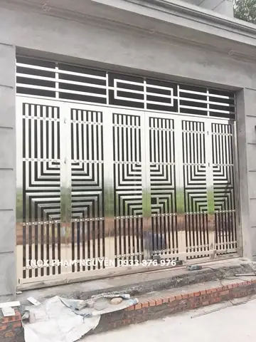 Mẫu Cửa Inox 6 Cánh Đẹp
