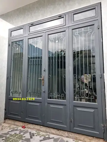 Mẫu Cửa Sắt 4 Cánh Đẹp 2017