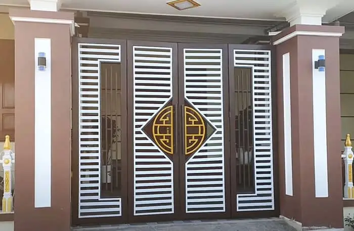 Mẫu Cửa Sắt 4 Cánh Đẹp Nhất 2019