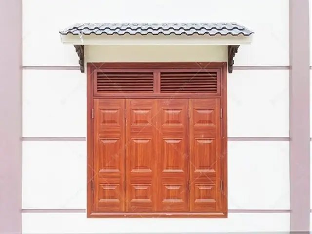 Mẫu Cửa Sổ Gỗ Tự Nhiên Đẹp