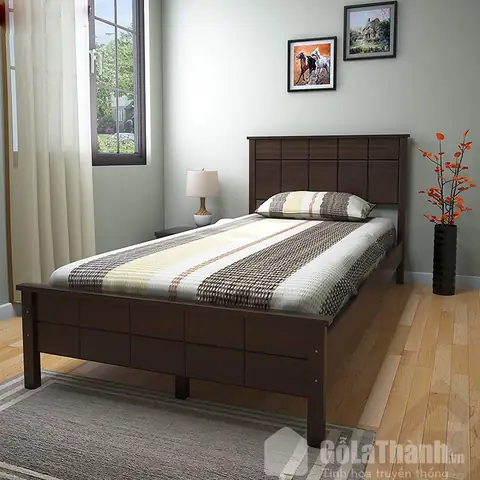 Mẫu Giường Gỗ 1.2 M Đẹp