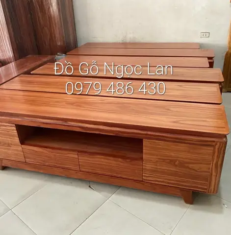 Mẫu Kệ Tivi Gỗ Hương Đá
