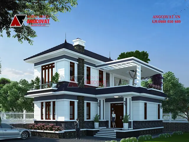 Mẫu Nhà 2 Tầng 9x13m